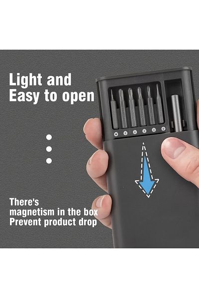 WEEKS Magnetic Precision Screwdriver Set, 25 In 1 With 24 Piece Mini Pocket Screwdriver Set, Small Repa...