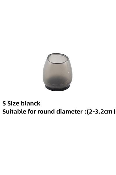 Choice 8pcs C-Round-S 8/16pcs Silicone Chair Legs Non-Slip Pads Furniture Sofa Feet Anti-noise Sock Cover W
