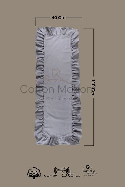 cotton maison Poli Volanat Runner 40x110 Cm
