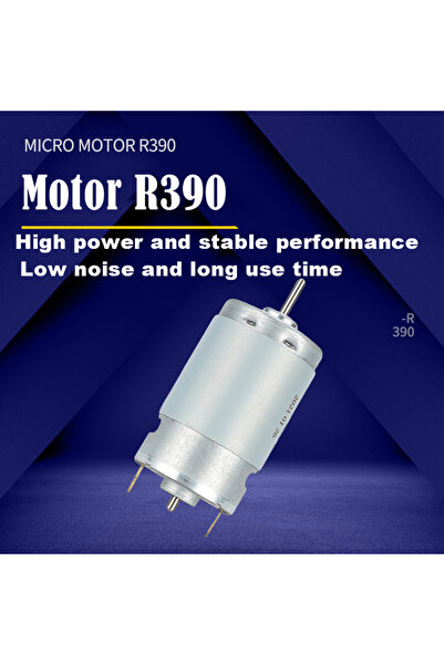 Choice1 DC Motor R390 High Torque Micro Motor 390 12V Brush Motor Engine 20000RPM for Power Tools Hair Dr...
