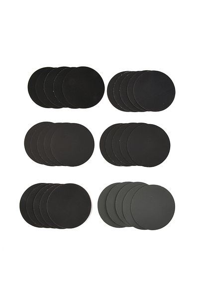 Choice 30pcs 3inch 75mm Sanding Discs Wet/dry Sandpaper 320, 400, 600, 800, 1000, 1500 Grit High Quality...