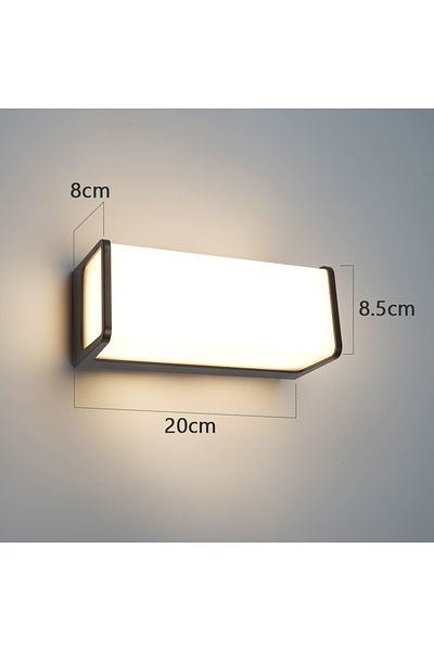 Choice Warm White 1PCS Modern Led Outdoor Wall Light Waterproof IP65 Balcony Garden Fence Lights Outdoor Po