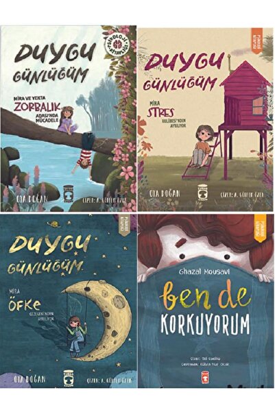 Timaş Çocuk Duygu Günlüğüm Serisi Ve Bende Korkuyorum Set