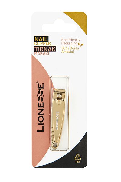 Lionesse Gold Small Nail Clippers (with Tube) 3612