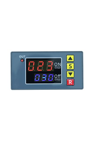 Choice Dc 12v Dc 12v 24v Ac 110 220v Digital Time Delay Relay Module Cycle Delay Timer Red Blue Dual Led Di