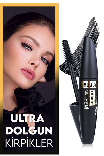 MUJGAN Mt 3 in 1 Waterproof Mascara & Pencil & Eyeliner Set