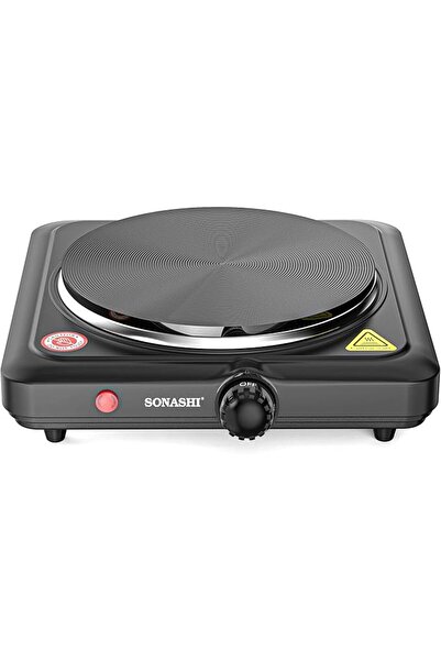 sonashi موقد كهربائي فردي، 1500 واط مع التحكم في درجة الحرارة، مؤشر ضوئي، منظ...