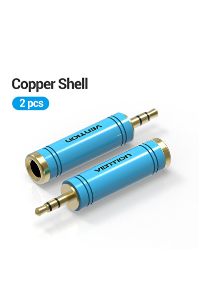 Choice1 قطعتان من موصل Vention Jack 3.5 إلى 6.5 مم لموصل صوت الميكروفون لمكبر...