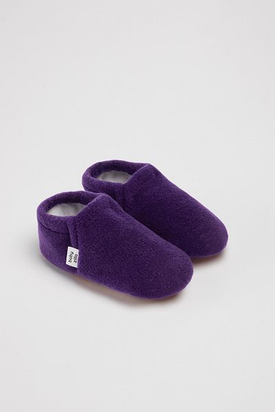 BabyZilla Non-Slip Sole Fleece Baby Booties Organic Cotton Lining, Home Boot Slippers and Nursery Shoes