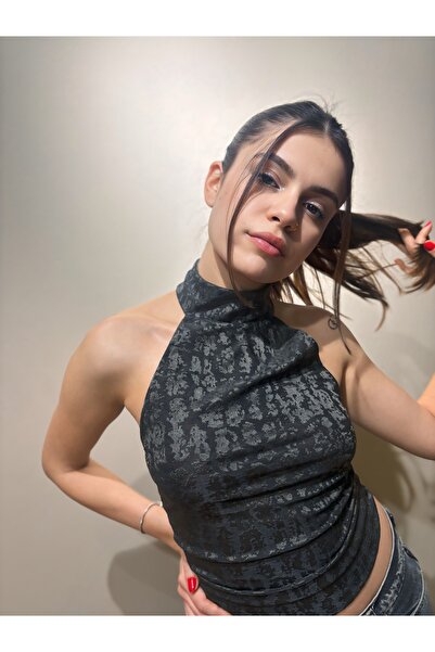 MODA Halter Yaka Bluz