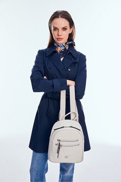 U.S. Polo Assn. Rucsac de damă alb-gri Us8407