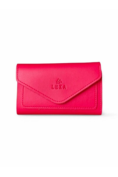 Lexa Конверт Модель М'яка з великою кількістю карток Середнього розміру Рожев...