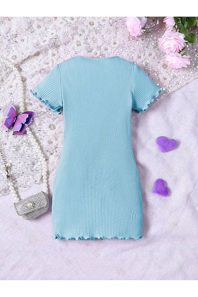 Machetta Rochie cu maneca scurta cu imprimeu fluture