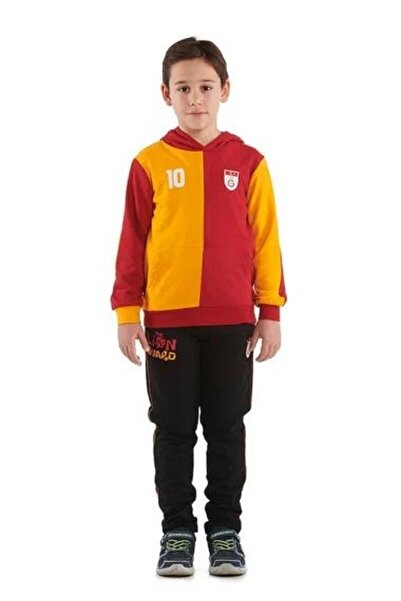 Galatasaray Licensed Hooded Text Oktay Sweatshirt