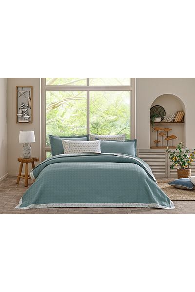 Özdilek Jacquard Piping Double Ranforce Pike Set - Maldiv