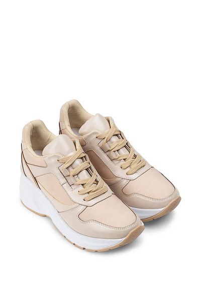 Deery Μπεζ Sneaker Γυναικεία Παπούτσια