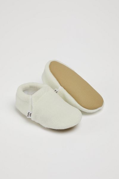 BabyZilla Non-Slip Sole Fleece Baby Booties Organic Cotton Lining, Home Boot Slippers and Nursery Shoes