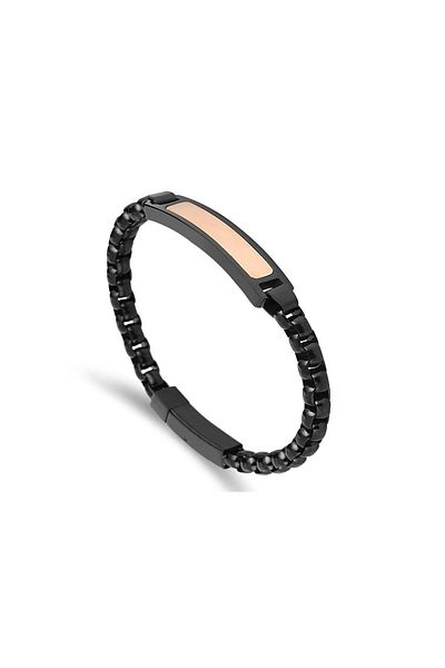 Necati Gün Ars105 Men's Leather Steel Bracelet