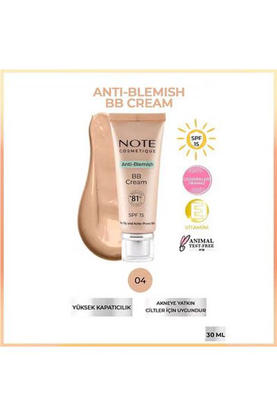 NOTE Bb Cream Anti Blemish No: 04