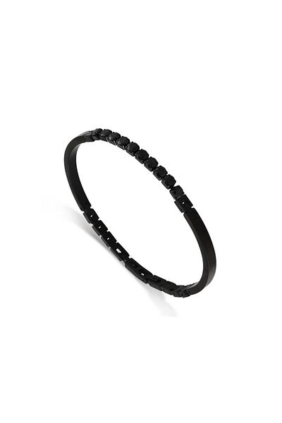 Necati Gün Ars048 Men's Leather Steel Bracelet