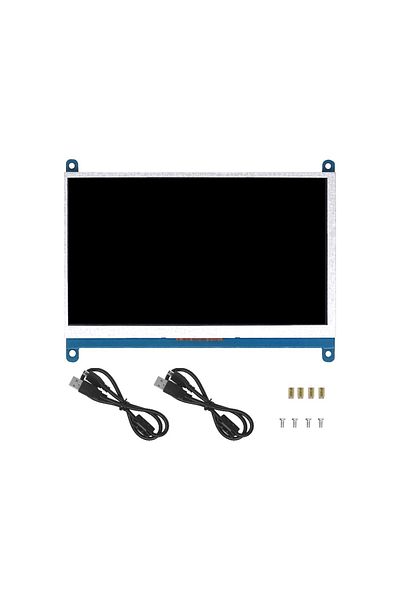 Choice TN Not Touch-Cable 7 Inch Raspberry Pi 4/3/2/B/B+/A+ Monitor 1024x600 IPS 5-Points Capacitive Touchs