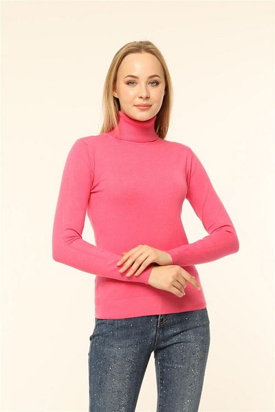 HomeStore KazakBasic-Strickpullover mit Fischerkragen