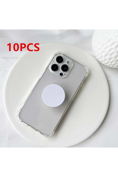 Choice1 10 pcs High Quality Talk Grip Transparent Socket Folding Griptok DIY Griptok accessories Mobile Phon