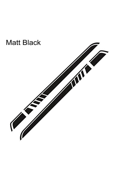 Choice ملصقات سيارة سوداء غير لامعة مكونة من قطعتين لسيارة مرسيدس بنز فيتو ال...