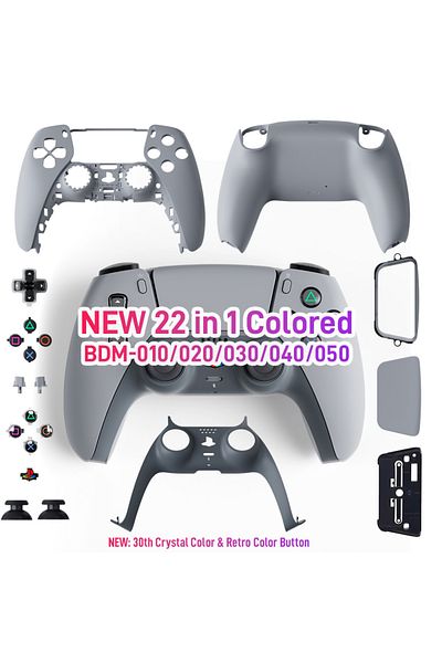 Storm Wyrm NEW 30th colored Limited 30th Anniversary for PS5 Controller Shell Back Front Cover Playstation 5 Ca