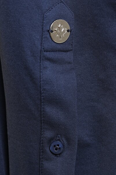 Paul Martin Canadian Paul Martin Knitted Fabric Straight Pattern Men's Shirt Pm3522R11