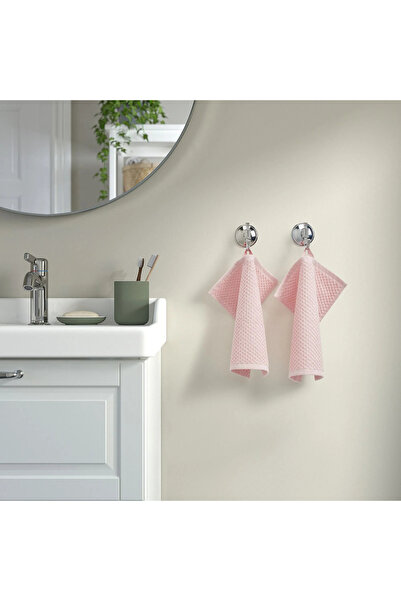 IKEA Gulvial Sombre Pink 30X30 cm Hand Towel 2 Units