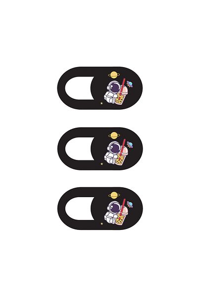 Choice Astronaut A Laptop Camera Cover Slide Webcam Cover for Privacy Fits for Mini PC, PC, Surface, Tablet