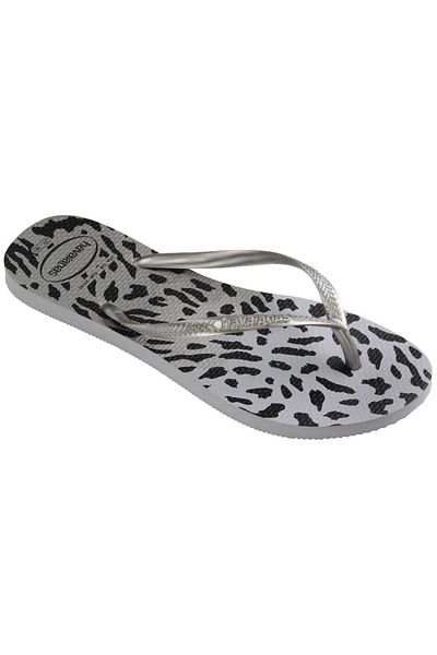 Havaianas شبشب نسائي باللون الرمادي من Slim Animals