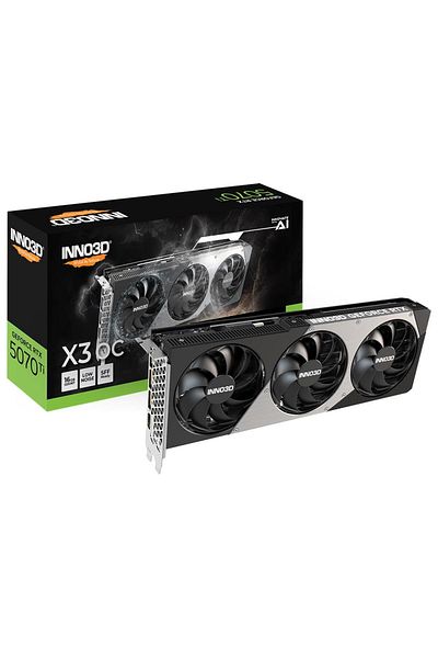 INNO3D بطاقة رسومات NVIDIA GeForce RTX 5070 Ti x3 OC سعة 16 جيجابايت 256 بت GDDR7