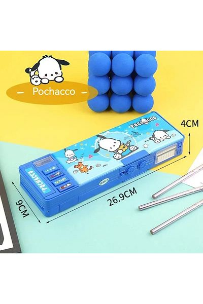 Choice Pochacco New Sanrio Stationery Box Kuromi Melody Stationery Box Password Lock Multi Functional Large