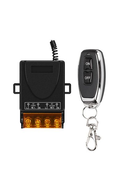 GERMA 1 Receiver 1 Remote GERMA 433Mhz Wireless Remote Control Switch AC 110V 220V 30A Relay 1CH Receiver