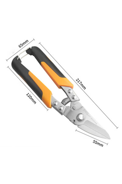 Choice1 B0304A JRF Stainless Steel Scissors Tin Snips Metal Sheet Cutting Sci...