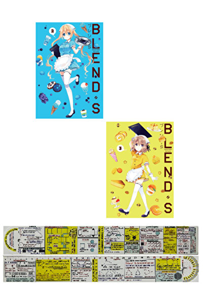 Kayıp Kıta Yayınları Blend S 2-3. Ciltler Manga Seti + Mat. Öğreten Cetvel