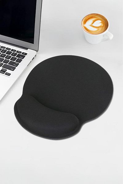 Lord Mountain Comfipad Comfort Non-Slip Ergonomic Mouse Pad with Wrist Support Black