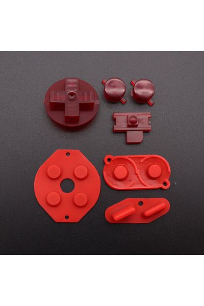 TingDong PJ-024R Multi-Color Buttons for Gameboy Classic GB Keypads for GBO DMG DIY for Gameboy A B buttons a
