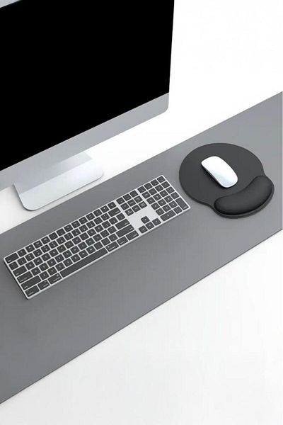 Lord Mountain Comfipad Comfort Non-Slip Ergonomic Mouse Pad with Wrist Support Black