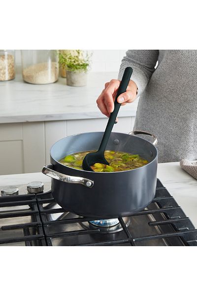 Greenpan Silicon Ladle Mat - Black