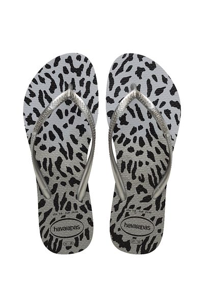 Havaianas شبشب نسائي باللون الرمادي من Slim Animals