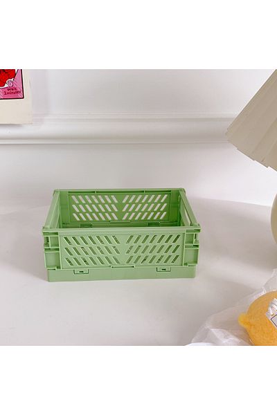 Choice S16990 Mr.paper 6 Styles Plastic Stackable Foldable Stationary Holder Simple Cute Student Office Des