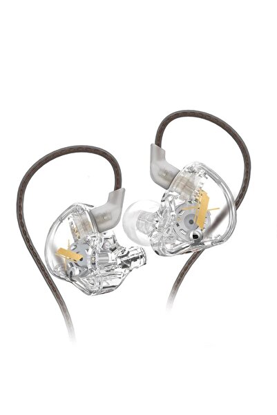 Choice سماعات أذن سلكية KZ EDX شفافة NOMIC مع ميكروفون وموسيقى ديناميكية عالي...