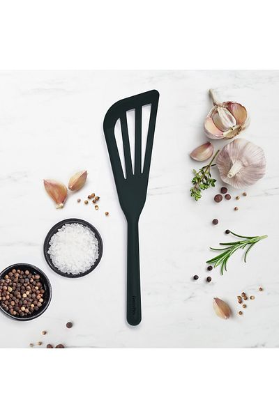 Greenpan Silicone Fish Spatula - Matte Black Shoe
