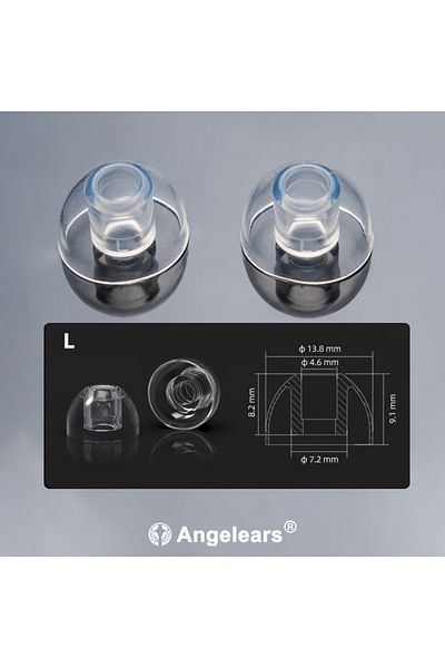 Choice L-1pairs Angelears AE100 1pairs Liquid Silicone Soft Earplugs Suitable for Bravery24 TanchJim 4U, D