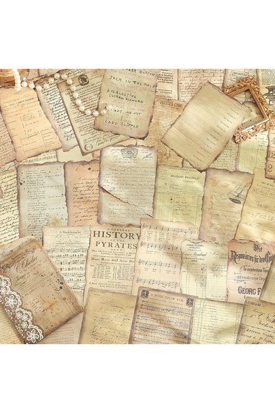 Choice Letters from afar 50 Sheets Vintage Lace Scrapbook Paper Pack 50 Diffe...