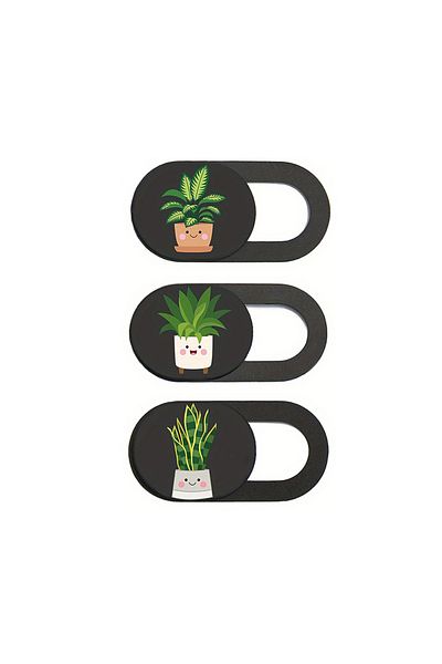 Choice Potted plant Laptop Camera Cover Slide Webcam Cover for Privacy Fits for Mini PC, PC, Surface, Table