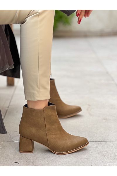 irmona BARNIS KHAKI ΔΕΡΜΑΤΙΝΕΣ ΜΠΟΤΕΣ DALLAS ΚΟΝΤΟ ΤΑΚΟΥΝΑ